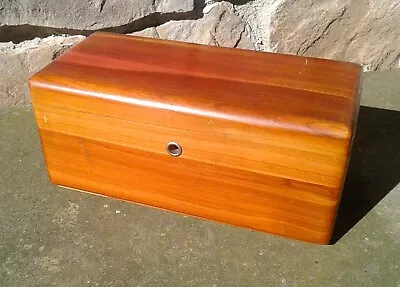 Vintage Lane Cedar Chest Jewelry Box Roy R Finefrock • $22