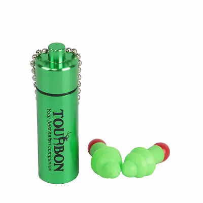 Tourbon Shooting Ear Plugs Hearing Protector Noise Reducer W/Green Case USA Ship • $7.19