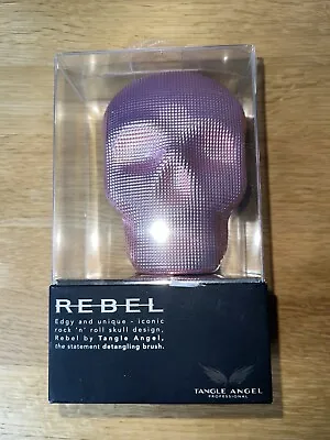 TANGLE ANGEL - REBEL - PINK Skull - Detangling Brush - New & Sealed! • £17.99