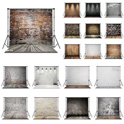 Vinyl 18 Type Brick Wall Floor 10X10FT Studio Backdrop CP Photography Background • $37.19