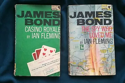 £12.99 • Buy Casino Royale 1965. The Spy Who Loved Me 1st Pan 1967- Ian Fleming - James Bond.