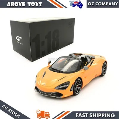 GT Spirit 1:18 Papaya Spark Orange 2018 McLaren 720S Spider Convertible Model • $275.39