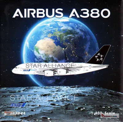 PHX04468 1:400 Phoenix Model ANA Airbus A380 Reg #JA384A 'Star Alliance' • $72.69