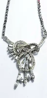 Vintage Jomaz Mazer Rhinestone Necklace  • $278