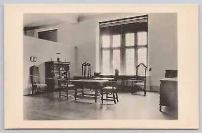 Exhibition Of Connecticut Furniture Hartford CT 1935 Postcard End Of Oak Period • $10.95