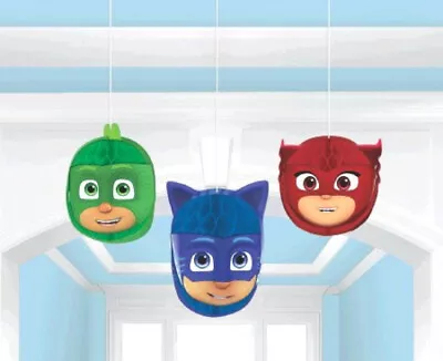 PJ MASKS Honeycomb Decorations Party Birthday Kids Supplies • $8.95