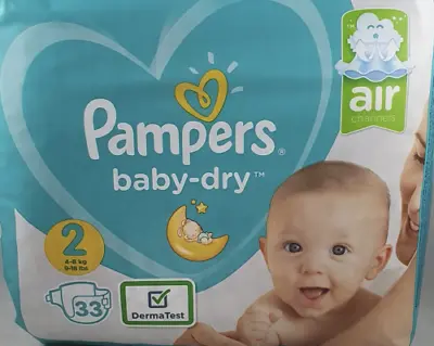 Pampers Baby Dry Pants Air 33 Nappies Size 2  • £14.95