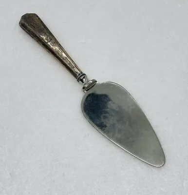 Vintage 1950s Sterling Handle Pie Cake Server 6.5” Engraved “M” Art Decor 16 • $48.22