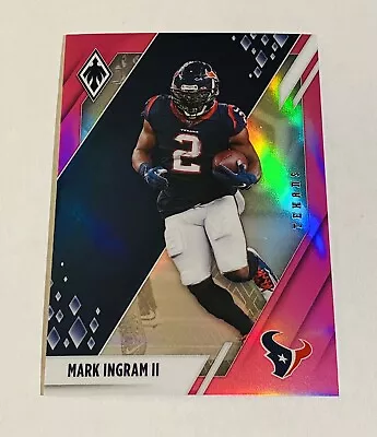 2021 Panini Phoenix Mark Ingram II Pink Parallel 34/199 - Houston Texans • $1.25