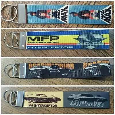 MAD MAX INTERCEPTOR FURY ROAD WARRIOR MFP MUSCLE CAR BIKER FILM  Keyring Key Fob • £3.99