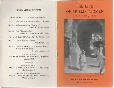 £12.50 • Buy Mrs V R Bevan Jones The Life Of Muslim Women Focus On Islam Series No.5 5th Ed 