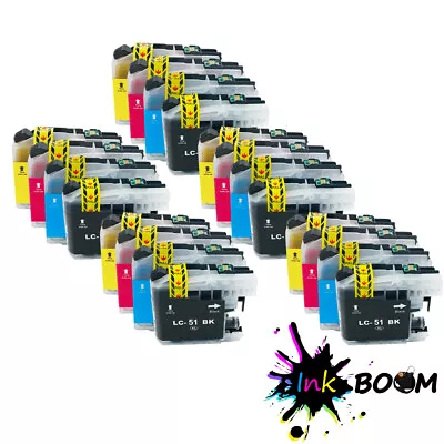 20 Ink Cartridge Fits Brother LC51 LC-51 MFC-230C MFC-240c MFC-885c 465cn 5860 • $15.30