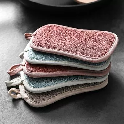 Decontamination Dish Towels Reusable Magic Sponges Cloth Kitchen Cleaning Wipers • $6.85