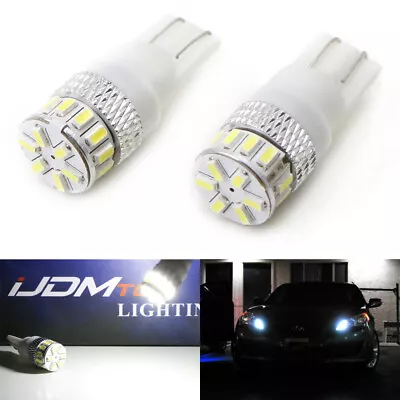 HID Xenon White 168 2825 W5W T10 LED Bulbs For Parking Lights Position Lamps • $7.99