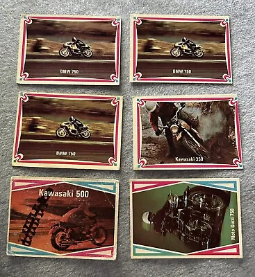 1972 Donruss Choppers And Hot Bikes Lot Of 6 Cards L71 • $6.50