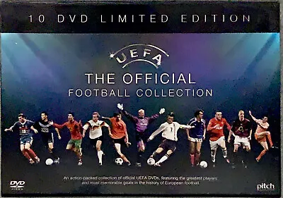 UEFA The Official Football Collection 10 Dvd Limited Edition Boxsets Sealed • £20.99