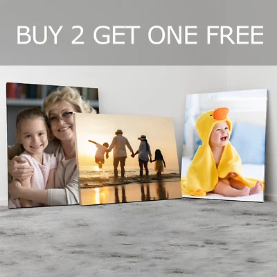 £12.50 • Buy Custom Canvas Print With Your Photo A0 A1 A2 A3 A4 Box And Framed Ready To Hang