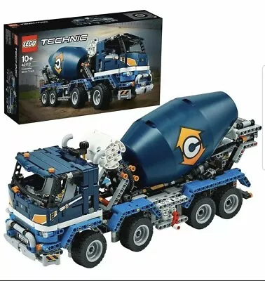 LEGO 42112 Technic Concrete Cement Mixer Truck STEM Retired GENUINE NEW! • $219.99