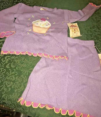 NWT Chicken Noodle Party Dress Cupcake Sweater Skirt Set 8 Wedding Event Easter • $89.20