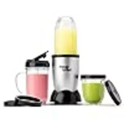 Magic Bullet Blender Small Silver 11 Piece Set • $47.99