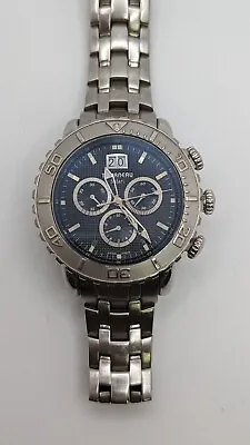 Tourneau Safari 32030 Chronograph Stainless Steel Quartz Watch - 44mm • $499.95