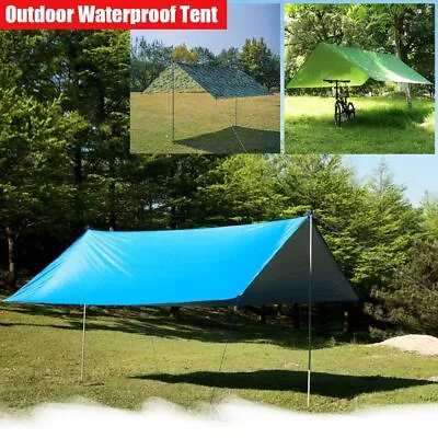 Rain Fly Ultralight Garden Canopy Ground Mat Awning Waterproof Tarp Tent Shade • $16.27