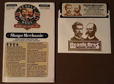 $75 • Buy Apple Mechanic By Beagle Brothers Bros Apple II+,IIe,IIc,IIgs 1982