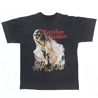  Vintage Marilyn Manson Sweet Dreams T-Shirt / L Faded Single Stitch Reprint • $79.99