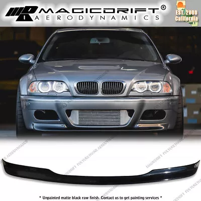 For 01-06 BMW E46 M3 Only Front Bumper Lip Chin Spoiler CSL Style Polyurethane • $134.99