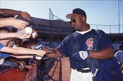 35 MM Color Slide:  Bo Jackson California Angels • $7.99