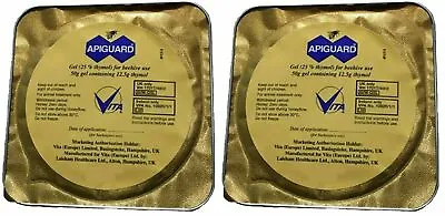 2X Apiguard Varroa Mite Treatment (Recommended Treatment Two Per Hive) • $17.99