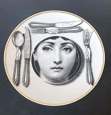 Ceramic Julia Dinner Plate By Fornasetti For Rosenthal • $760