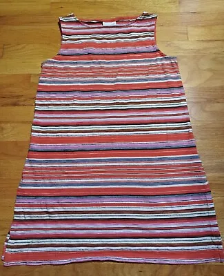 J. JILL Striped Tank Top Women's Size XS Sleeveless Tunic Side Split BOHO  • $2.24