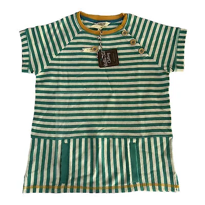 Matilda Jane Sunny Disposition Shirt Boys Brilliant Daydream Striped Top Size 10 • $12.99