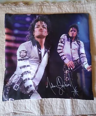Michael Jackson Bad Tour Pillow Cover • $25