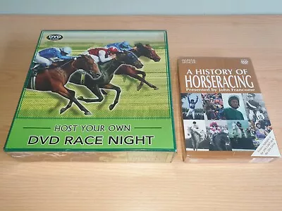 New/Sealed - Host Your Own Race Night DVD Game & History Of Horseracing DVD • £12.99