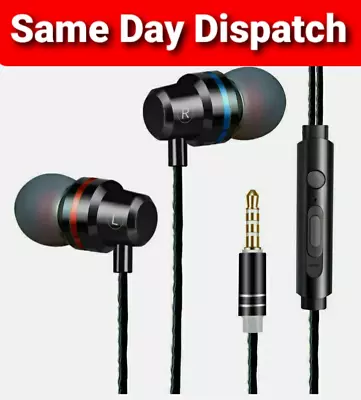 £3.99 • Buy Super Bass In-ear Earphones Handsfree Headphone For Iphone Ipad Ipod Samsung+mic