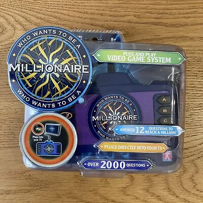 £39.95 • Buy Plug And Play Who Wants To Be A Millionaire Video Game System New Unopened