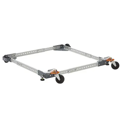 Steel 400 Lb. Capacity Universal Mobile Base 2-point Rubber Leveling Feet • $107.68
