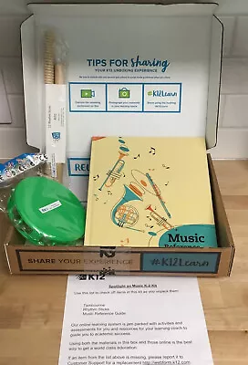 Music Reference K12 Book Instruments Homeschool Online Education Program Kit • $20.95