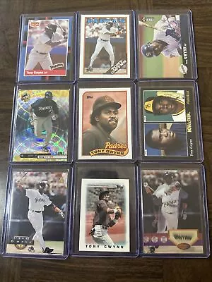 Vintage Baseball Cards Lot TONY GYWNN CARD LOT ONE MONEY FOR ALL FREE SHIPPING!! • $8