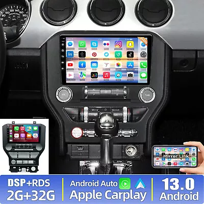 32GB For Ford Mustang 2015-2021 Android 13 Car Stereo Radio GPS Navi Carplay • $197.90
