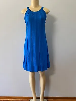 Missoni Lined Knit Blue Dress Size M • $33.99