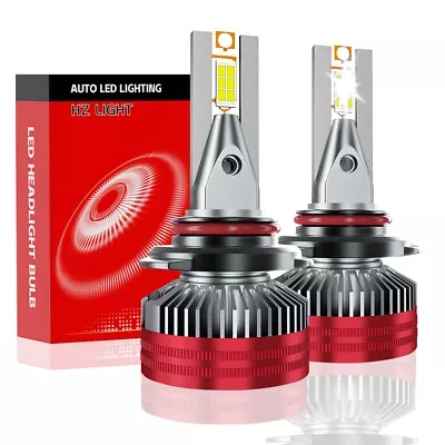 9012 Led Headlight Bulbs 100W 30000Lumens Super Bright 6700K High/Low Beam  X2 • $29.99