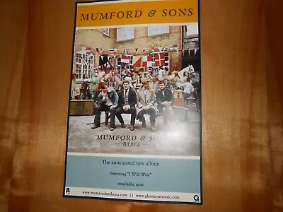 Mumford & Sons Babel Poster 11x17 • $10