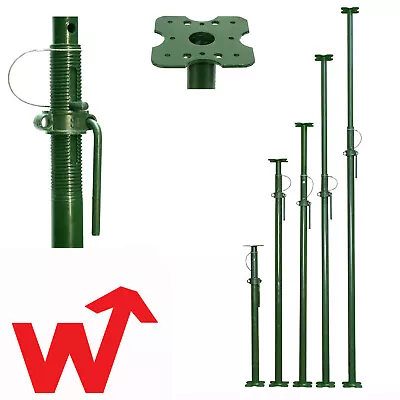 ❗Pack Of 4 | Acrow Props Size 1 | 1.750m -3.100m | Heavy Duty❗ • £157.80