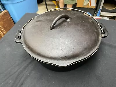 Vintage Cast Iron DUTCH OVEN NO 7 • $139