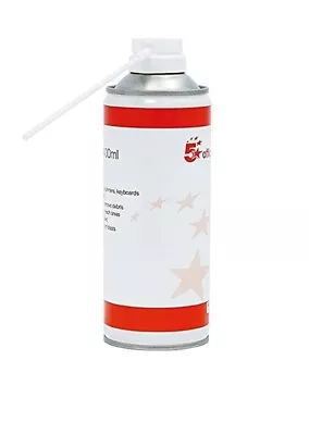 £4.31 • Buy 5 Star Air Duster Can HFC Free Compressed Gas Flammable 400ml