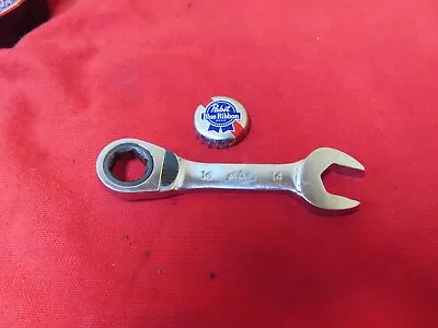 Mac RWS614MM 14mm Short Ratchet Wrench6ptStubbyUSA~GD+🤠🤠🤠MC4.8.24 • $19.97