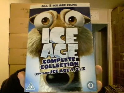 Ice Age 1-3 DVD (2009) With Slip Cover • £2.49